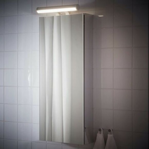 IKEA OSTANA LED Wall Cabinet Picture Light 14'' White 802.285.13 - Picture 2 of 4